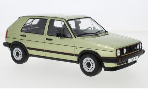 Volkswagen Golf 1/18 MCG II GTI metallico verde 1984 5-trg. modellino in miniatura