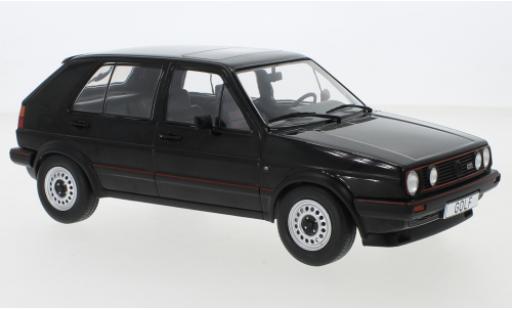 Volkswagen Golf 1/18 MCG II GTI nero 1984 5-trg. modellino in miniatura