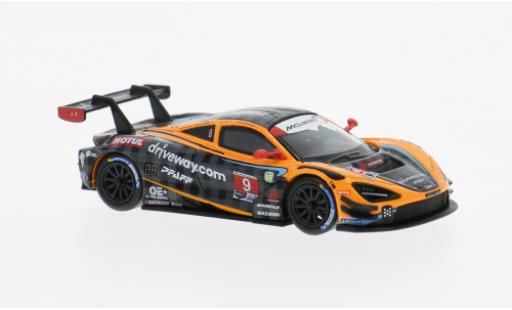 McLaren 720 1/64 Mini GT S GT3 EVO IMSA 24h Daytona 2024 Pfaff Motorsports #9 O.Jarvis 1:64 modellino in miniatura