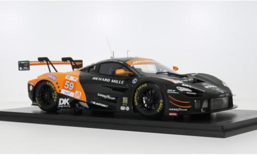 McLaren 720 1/18 Spark S GT3 EVO Le Mans 24h Le Mans 2024 United Autosports #59 G.Saucy/J.Cottingham 1:18 modellino in miniatura