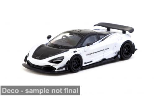 McLaren 720 1/64 Tarmac Works S LB-Works weiss/schwarz 1:64 modellino in miniatura