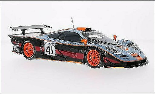 McLaren F1 GTR GTR 1/18 Minichamps No.41 Team Davidoff Gulf 24h Le Mans 1997 modellini auto