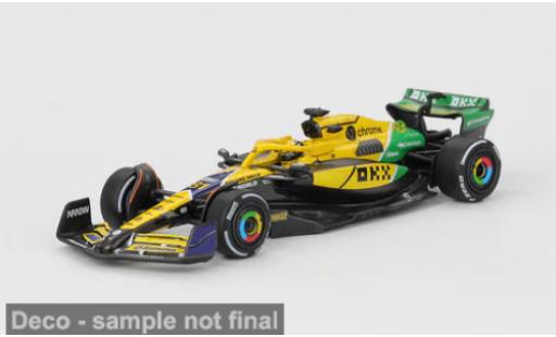 McLaren F1 1/64 Mini GT MCL38 Formel 1 GP Monaco 2024 Team #81 O.Piastri 1:64 modellino in miniatura