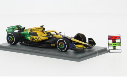 McLaren F1 1/43 Spark MCL38 GP Monaco 2024 Team #81 O.Piastri 1:43 modellino in miniatura