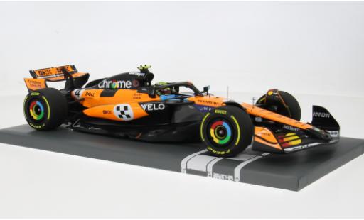 Modellini auto McLaren F1 MCL39 Formel 1 GP Monaco 2025 Team #4 L.Norris 1/18 Minichamps