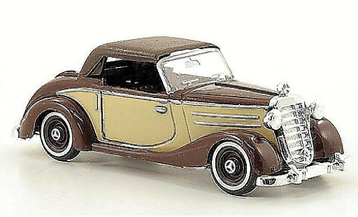 Mercedes 170 Cabriolet 1/87 Busch S Cabrio beige/marrone chiuso 1949 modellini auto