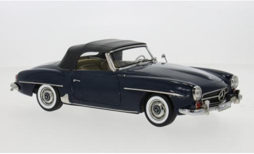 Mercedes 190 1/18 Norev SL blau 1957 1:18 modellino in miniatura