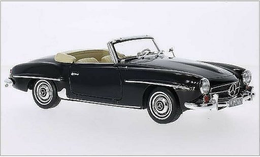 Mercedes 190 Base 1/18 Norev nero 1957 modellini auto