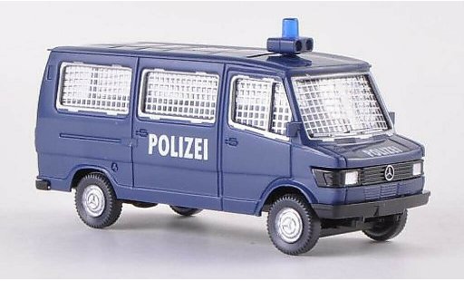Mercedes 207 D 1/87 Wiking Bus Polizia modellini auto