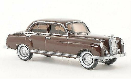 Mercedes 220 Base 1/87 Wiking marrone modellini auto