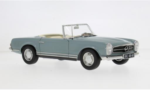 Mercedes 230 1/18 Norev SL blau 1963 1:18 modellino in miniatura