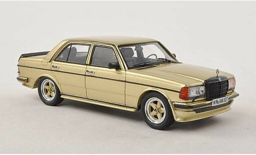 Mercedes 280 Coupe 1/43 Neo E (W123) AMG gold 1980 modellini auto