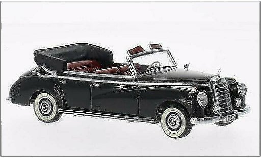 Mercedes 300 Cabriolet 1/43 Minichamps Cabrio (W186) nero 1952 modellini auto