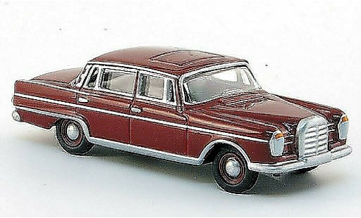 Mercedes 300 Base 1/87 Bub Heckflosse rosso modellini auto