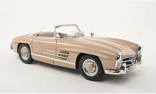 Mercedes 300 Roadster 1/18 Minichamps (W198 II) beige 1957 modellini auto