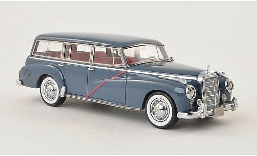 Mercedes 300 Utilitaire 1/43 Matrix Binz Station wagon blu-grigio 1956 modellini auto