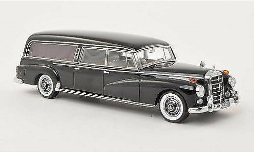Mercedes 300 Utilitaire 1/43 Matrix (W186) Binz Hearse nero Leichenwagen 1956 modellini auto