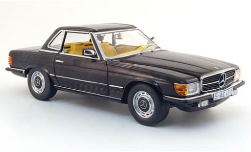 Mercedes 350 1/18 Sun Star SL (R 107) schwarz 1:18 modellino in miniatura