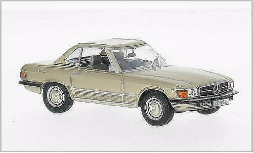 Mercedes 350 Base 1/43 WhiteBox (R107) metallicoo beige 1971 modellini auto