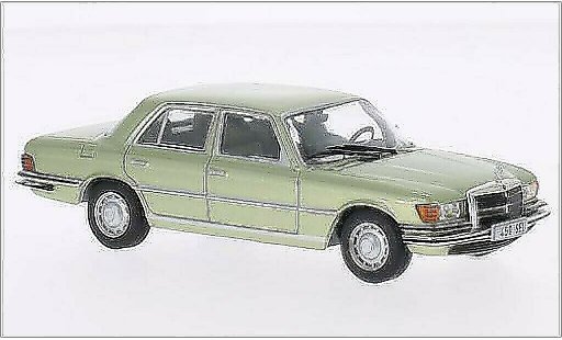 Mercedes 450 Base 1/43 WhiteBox (W116) metallicoo verde 1975 modellini auto