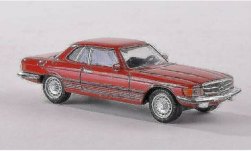 Mercedes 450 Base 1/87 Schuco (C107) rosso modellini auto