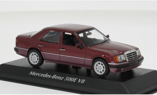 Mercedes 500 1/43 Minichamps E (W124) rot 1991 1:43 modellino in miniatura