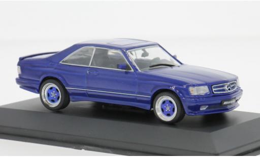 Mercedes 560 1/43 Solido SEC (C126) AMG blau 1:43 modellino in miniatura