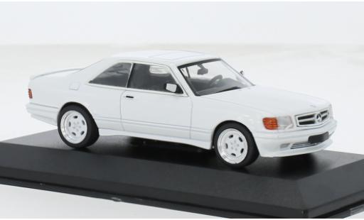 Mercedes 560 1/43 Solido SEC (C126) AMG Wide Body weiss 1:43 modellino in miniatura