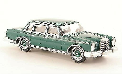 Mercedes 600 Base 1/87 Wiking (W100) verde modellini auto
