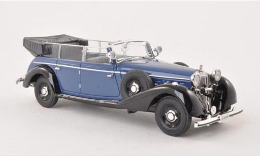 Mercedes 770 Cabriolet 1/43 Signature Cabrio blu/nero 1938 modellini auto