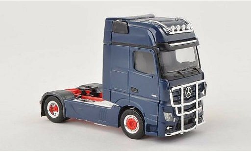 Mercedes Actros Gigaspace 1/87 Herpa 11 Giga ZM blu con Lampenbugel e Rammschutz modellini auto