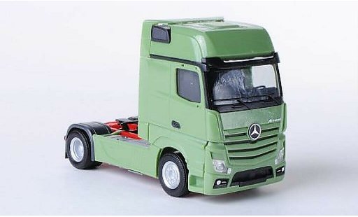 Mercedes Actros Gigaspace 1/87 Herpa 11 verde -Zugmaschine modellini auto