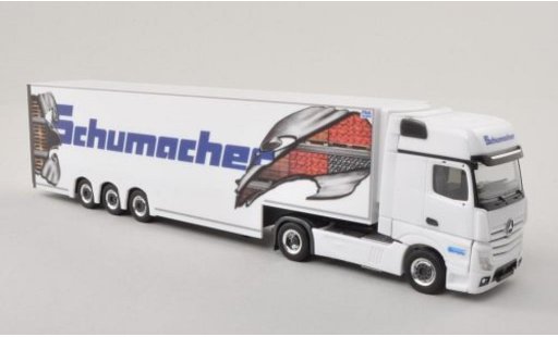 Mercedes Actros Gigaspace 1/87 Herpa 11 Schumacher -Doppelstock-SZ modellini auto