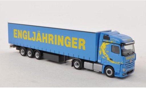 Mercedes Actros Streamspace 1/87 Herpa 11 2.5 Engljahringer (A) Gardinenplanen-SZ modellini auto