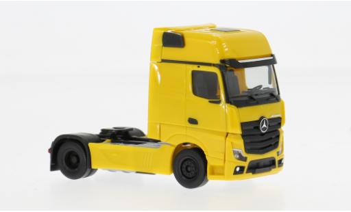 Mercedes Actros 1/87 Herpa 18 L gelb 1:87 modellino in miniatura