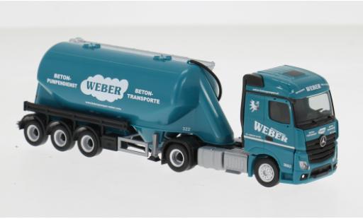 Mercedes Actros 1/87 Herpa 18 Streamspace Weber Betonpumpen (A) 1:87 modellino in miniatura