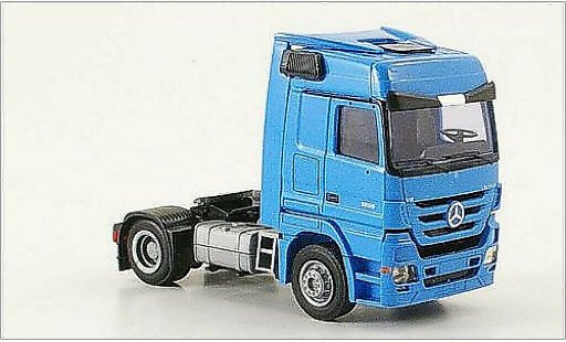 Mercedes Actros Base 1/87 AWM 1855 MP3 2-Achser Aerop. blu modellini auto