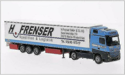 Mercedes Actros Bigspace 1/87 AWM 2 Big./Aerop. G-KSZ Frenser modellini auto