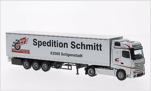 Mercedes Actros Bigspace 1/87 AWM 2 Big./Aerop. G-KSZ Schmitt modellini auto