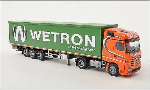 Mercedes Actros Bigspace 1/87 AWM 2 /Aerop. Wetron Schubb.-SZ modellini auto