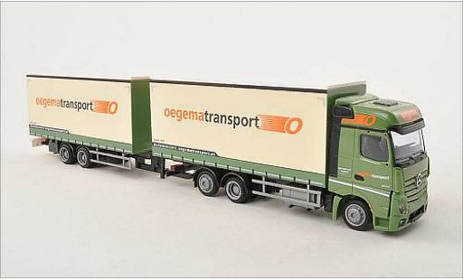 Mercedes Actros Bigspace 1/87 AWM 2 Oegema (NL) Gardinenplanen-Tandem-HZ modellini auto