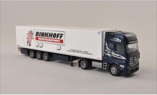 Mercedes Actros Gigaspace 1/87 AWM 2 Gigaliner Binkhoff Kuhlbaule-SZ modellini auto