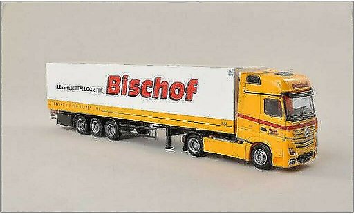 Mercedes Actros Gigaspace 1/87 AWM 2 Gigaliner Bischof (AT) Kuhlbaule-SZ modellini auto