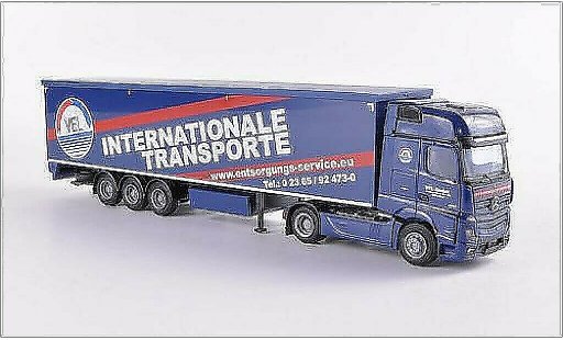 Mercedes Actros Gigaspace 1/87 AWM 2 Gigaliner V.E.L. Schubboden-SZ modellini auto