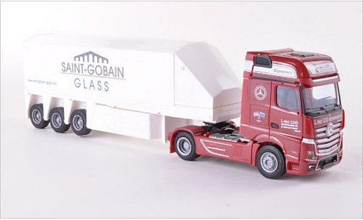 Mercedes Actros Gigaspace 1/87 AWM 2 Van Loo (NL) / Saint-Gobain Innenlader-SZ modellini auto
