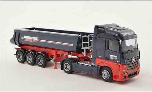 Mercedes Actros Streamspace 1/87 AWM 2 /Aerop. Werneke Mulden-SZ modellini auto