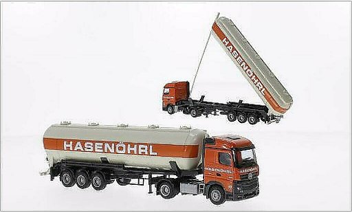 Mercedes Actros Streamspace 1/87 AWM 2 Hasenohrl modellini auto