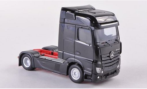Mercedes Actros Bigspace 1/87 Herpa nero Solo-ZM 2011 modellini auto