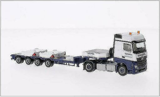 Mercedes Actros Bigspace 1/87 Herpa Wasel Krane modellini auto
