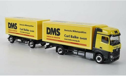 Mercedes Actros Bigspace 1/87 Herpa DMS - Carl Balke Wechselbaule-HZ 2011 modellini auto